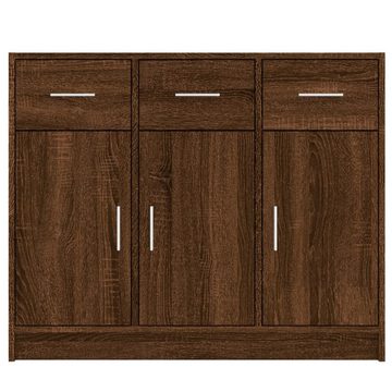 vidaXL Sideboard Sideboard Braun Eichen-Optik 91x28x75 cm Holzwerkstoff (1 St)