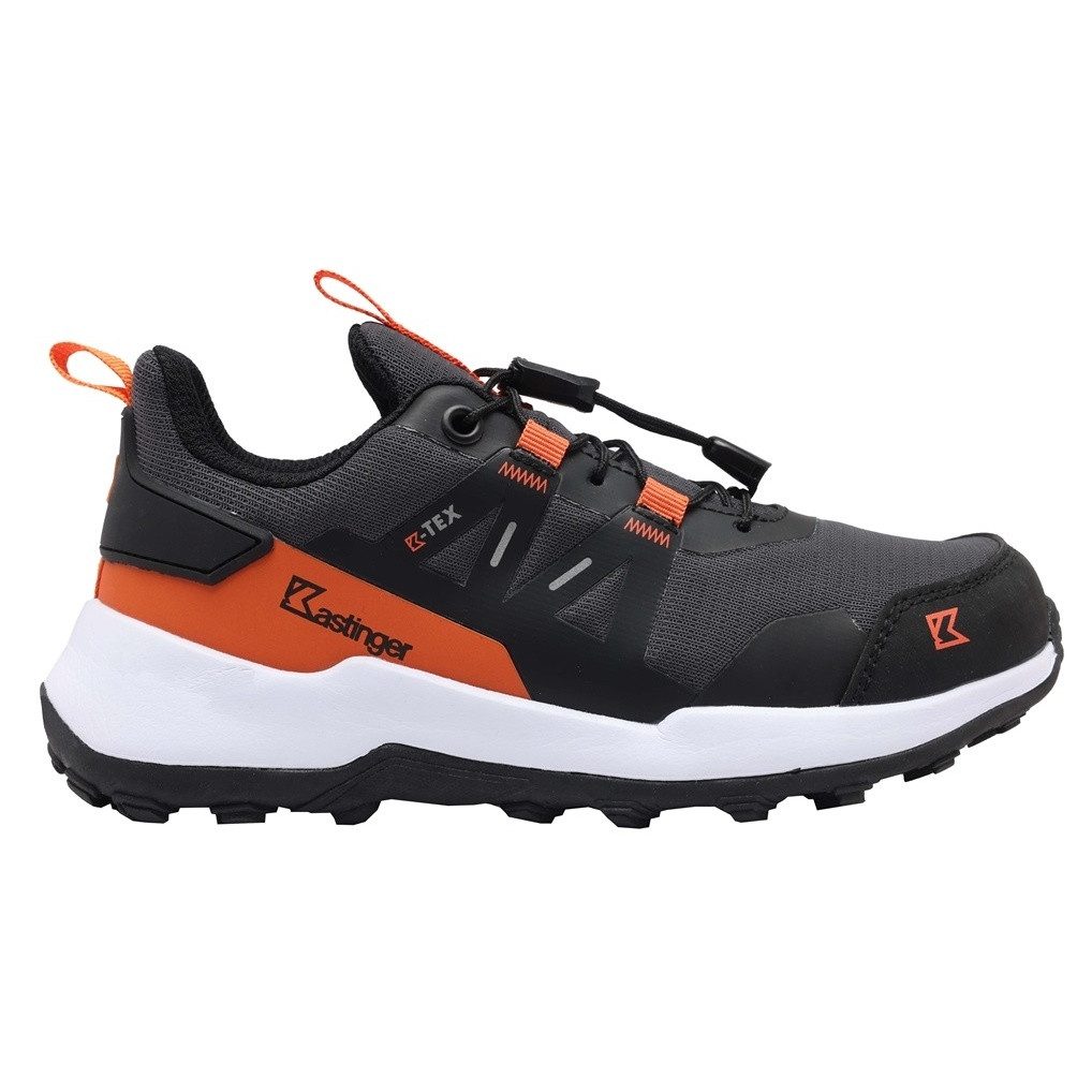 Wander-Freizeitschuhe Foiskar Low KTX (wasserdicht) schwarz/rot Kinder Wanderschuh