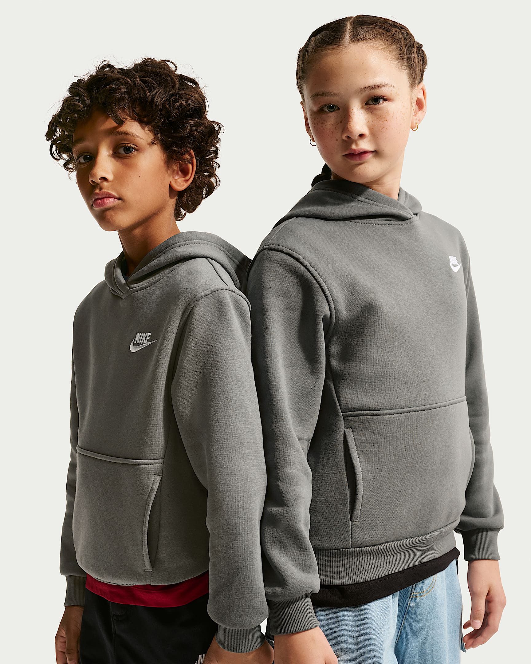 Nike Sportswear Kapuzensweatshirt K NSW CLUB FLC HDY LBR Für Kinder und Jugendliche