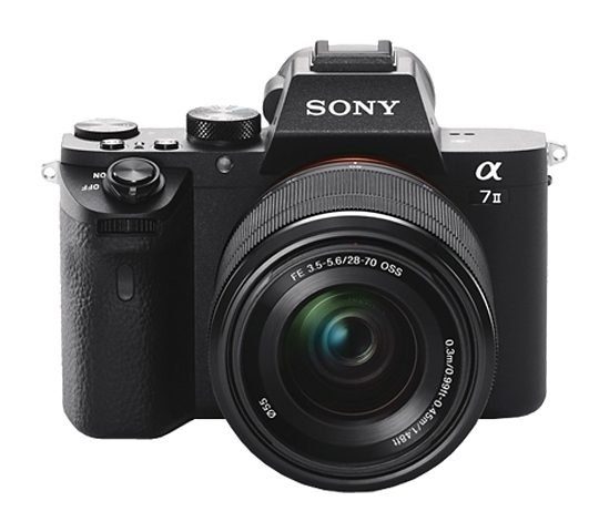 Sony A7 II Systemkamera (SEL-2870, MP, 24,3 HDR-Aufnahme, (Wi-Fi), Gesichtserkennung, Makroaufnahme) WLAN NFC