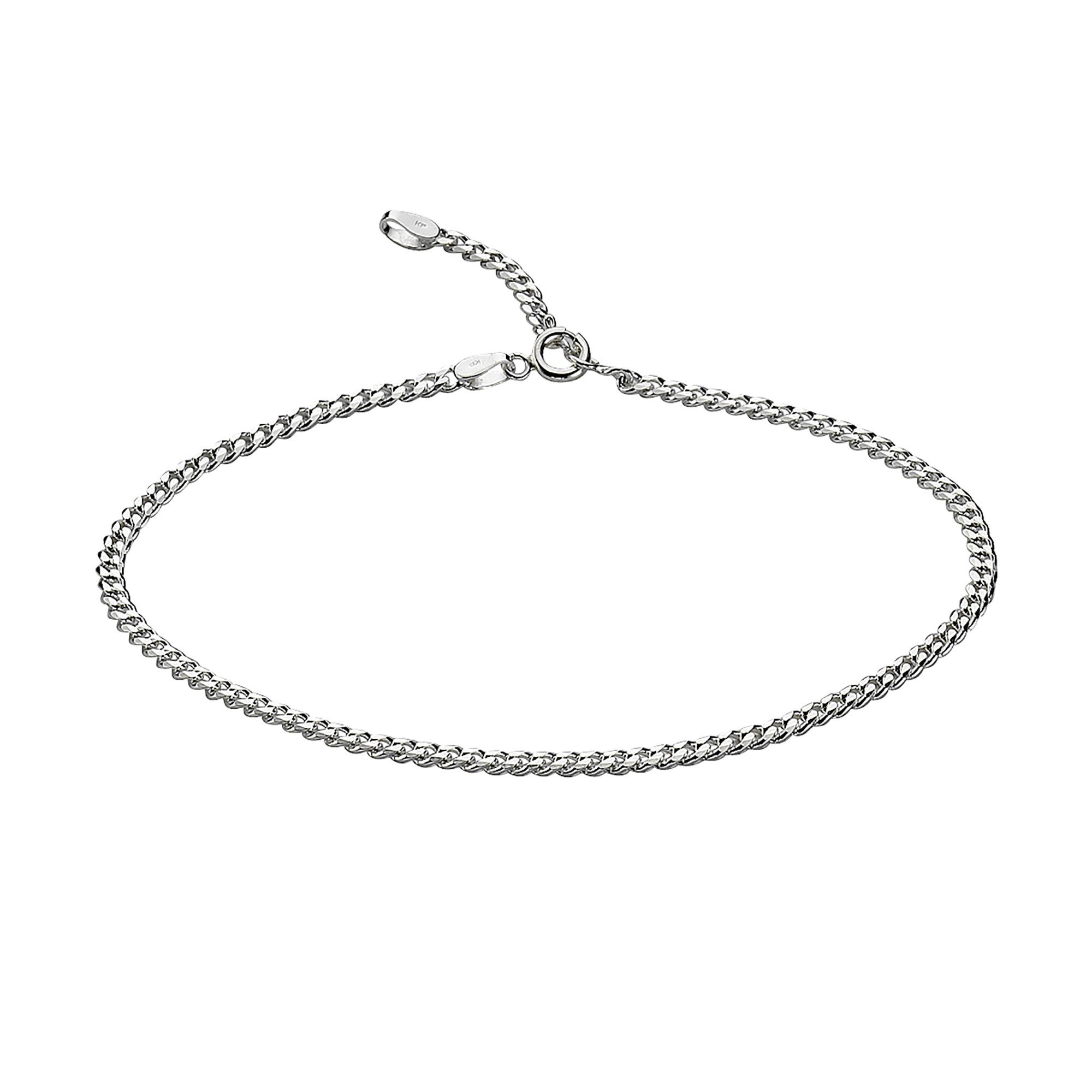 Zeeme Fußkette 925 Silber 23-26cm lang