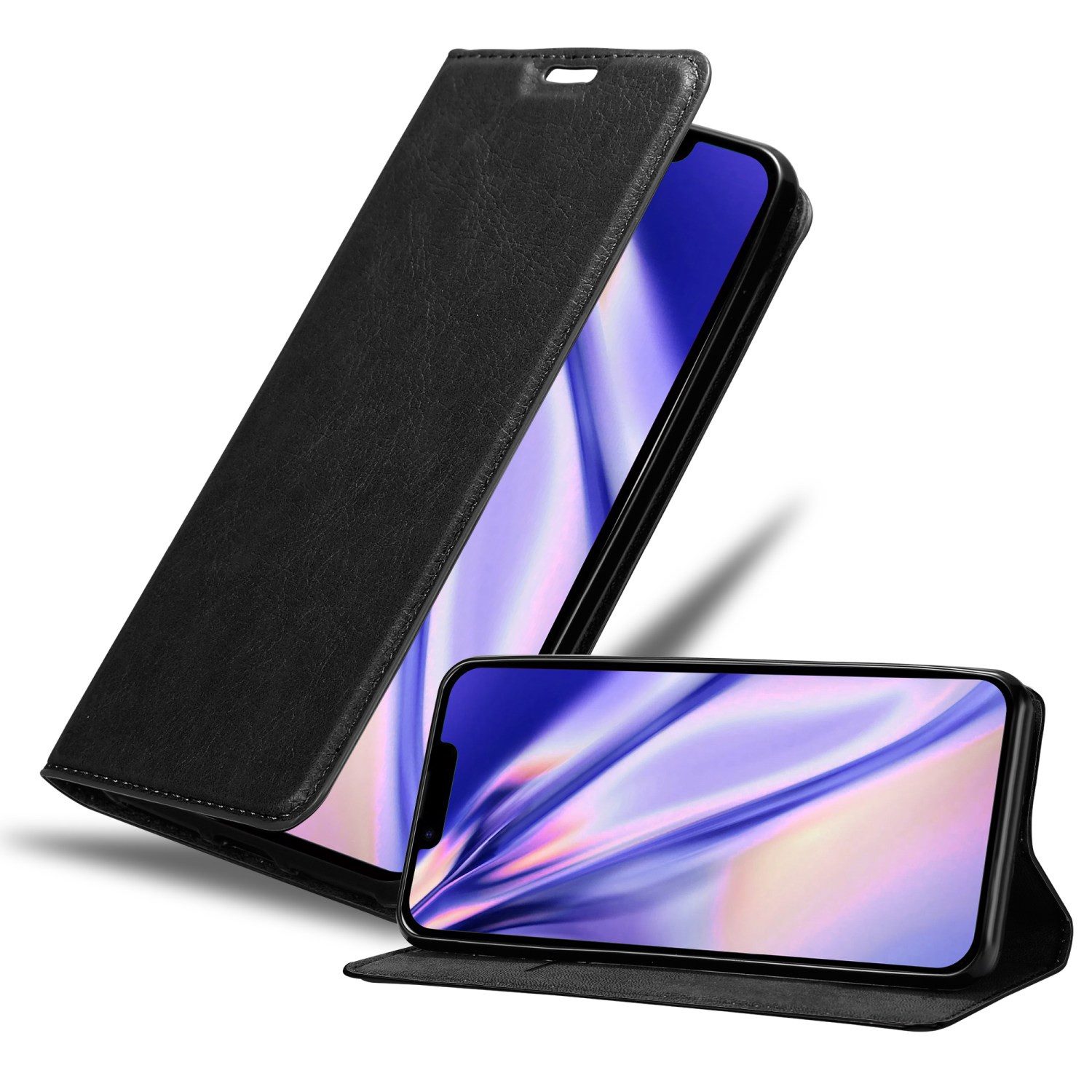 Cadorabo Handyhülle für iPhone 14 Hülle Apple iPhone 14, Hülle Schutzhülle mit Standfunktion, Magnetverschluss und Kartenfach