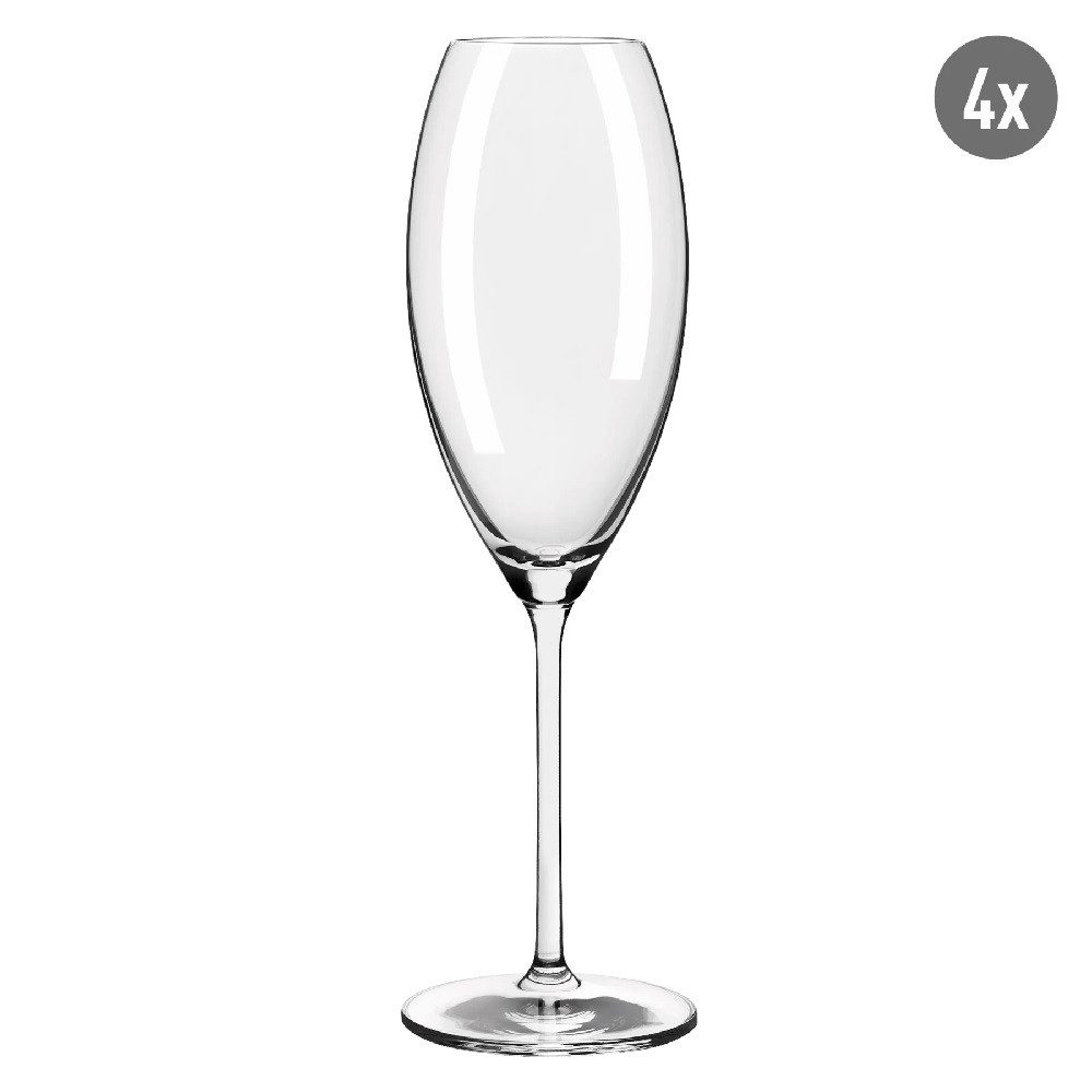 Ritzenhoff Weinglas Ritzenhoff Glanzlicht Wein, Sektglas 12er-Set H24, Kristallglas