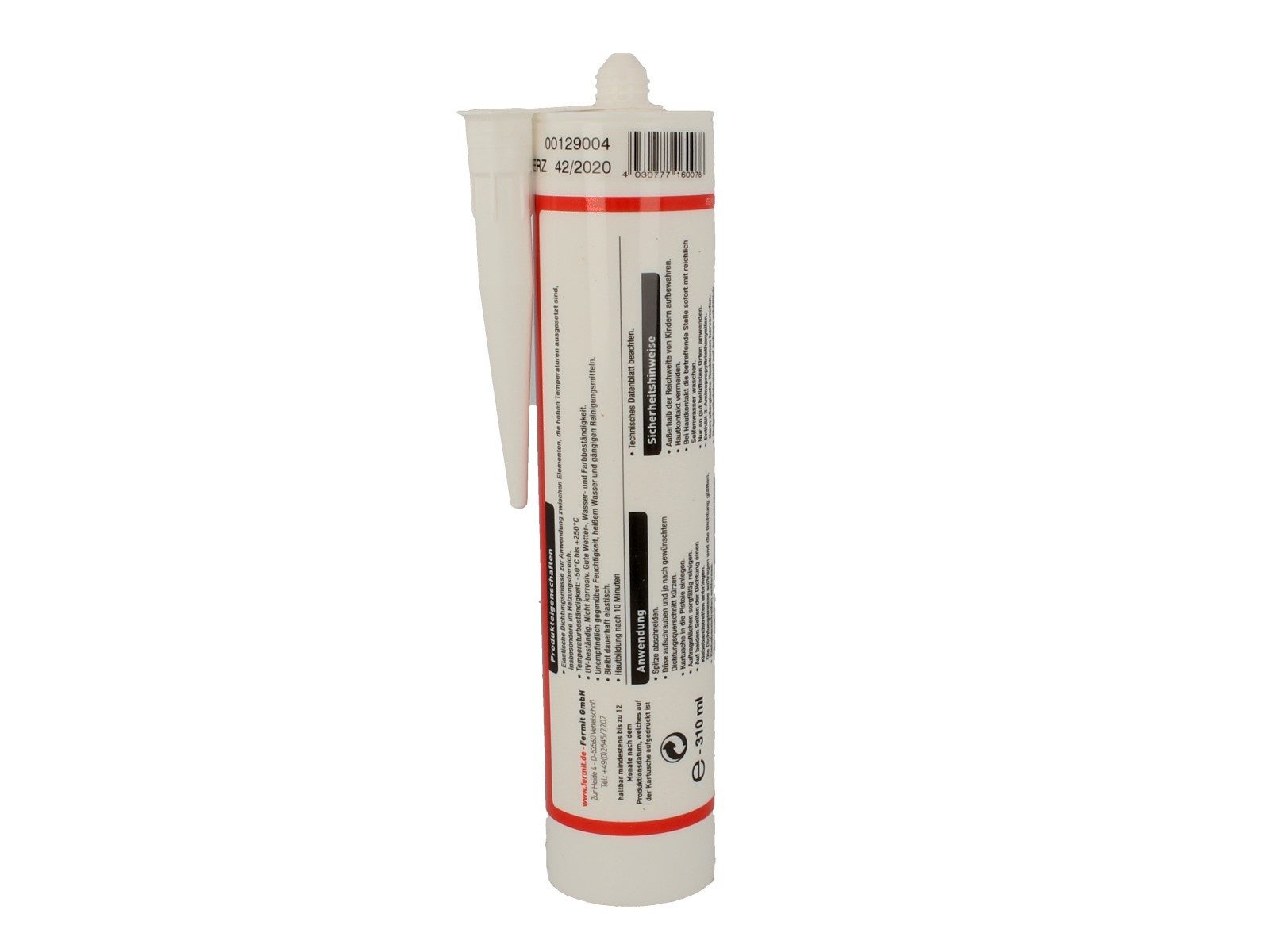 Fermit Silikon Fermitopp HN 300 Hochtemperatur - Brandschutzsilikon B1 – Bild 2 von 2