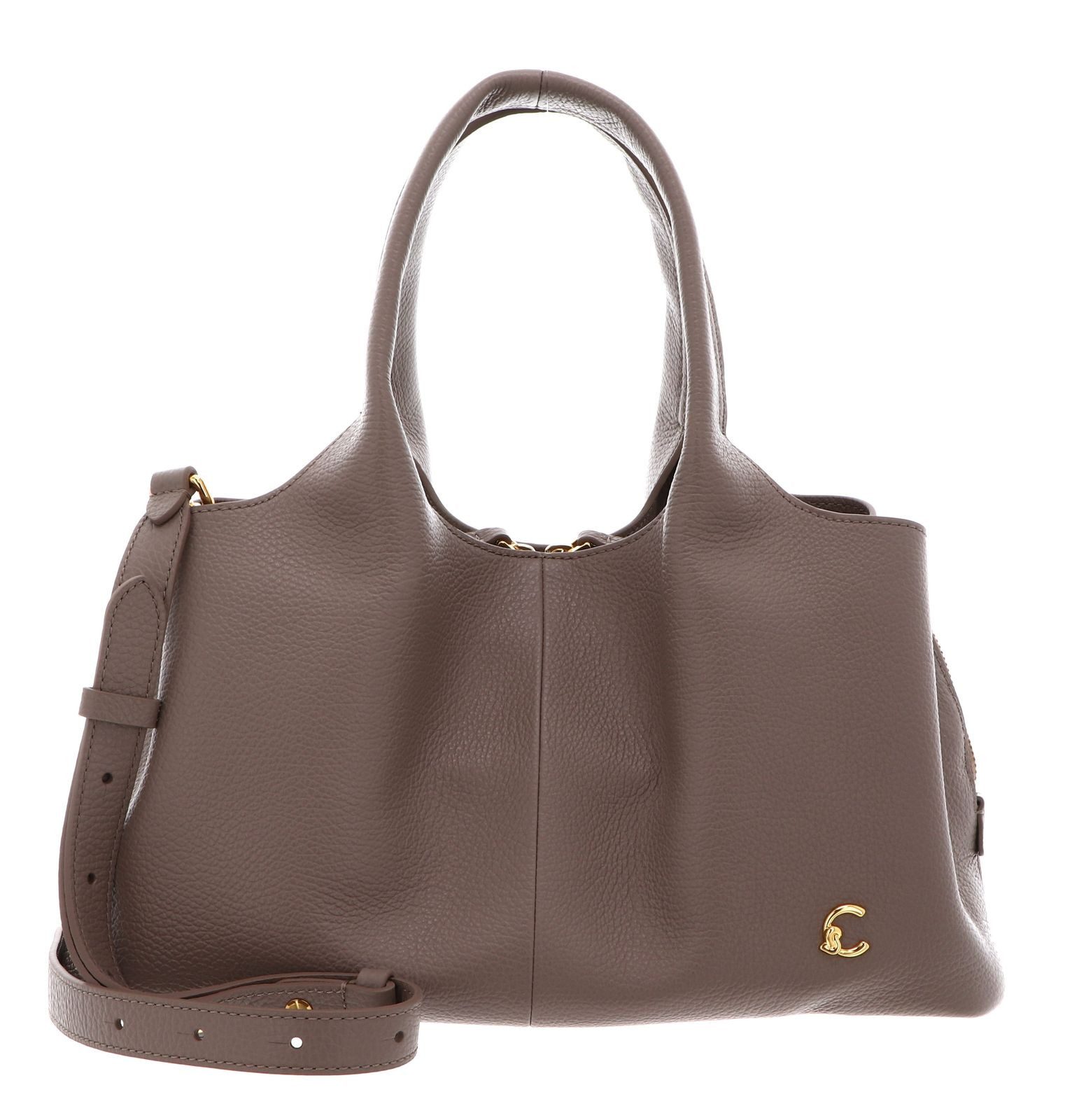 COCCINELLE Handtasche Handbag Grained Leather, aus echtem Rindsleder
