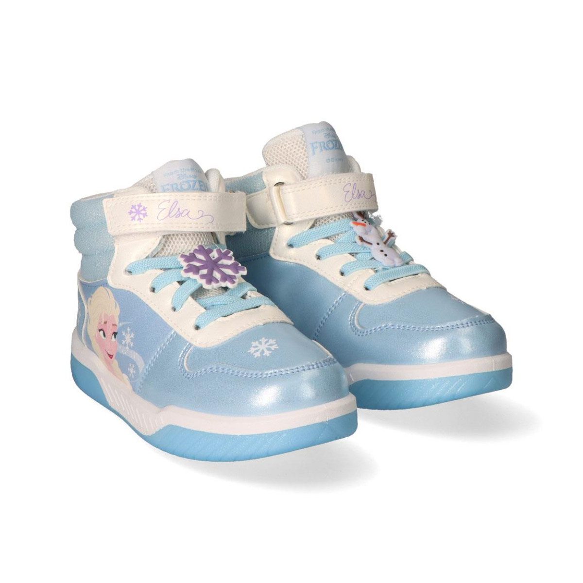 Disney Frozen Kinder Sport Schuhe mit Lichteffekt PVC Sohle Sneaker