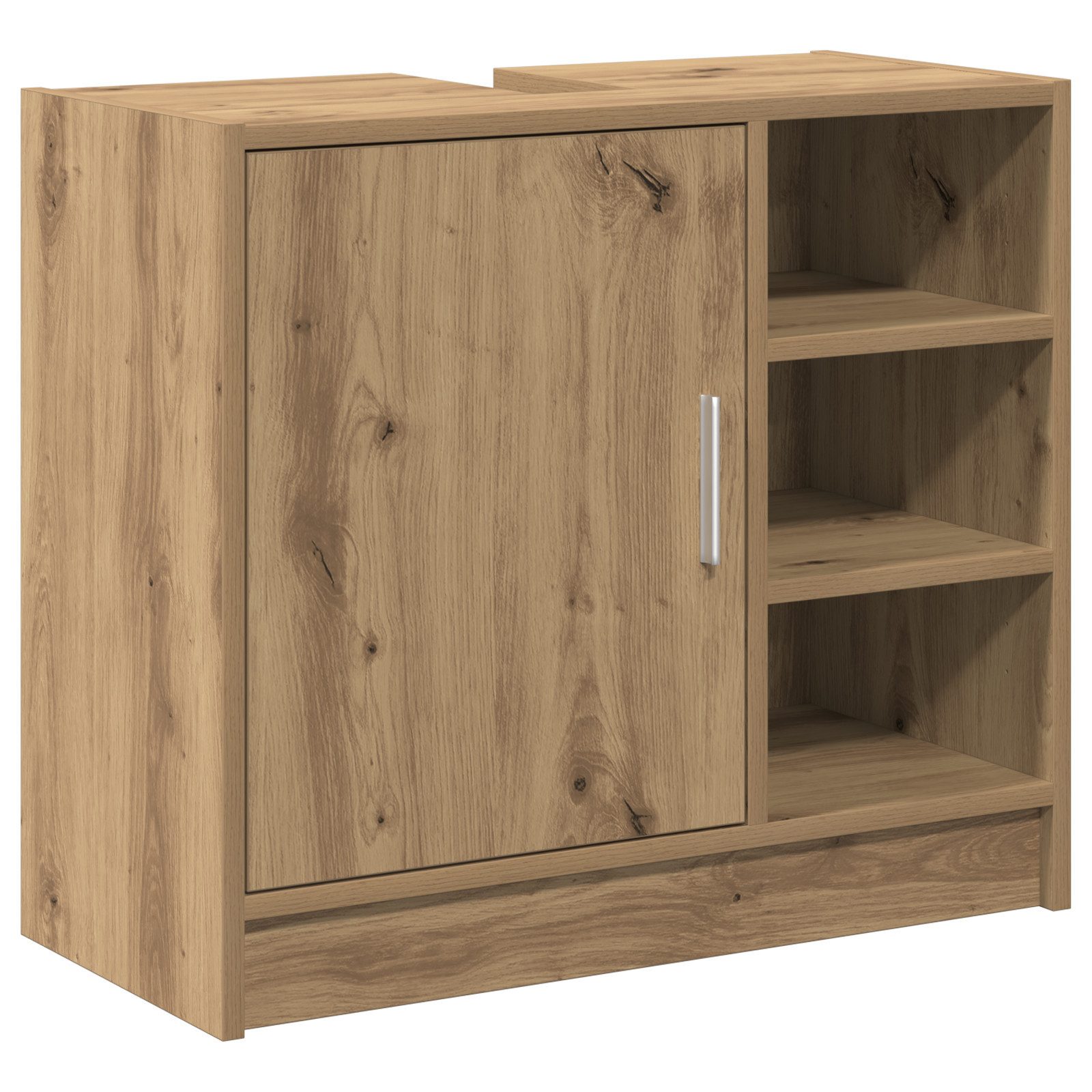vidaXL Badezimmer-Set Waschbecken-Schrank Artisan Eiche 63x29x55 günstig online kaufen