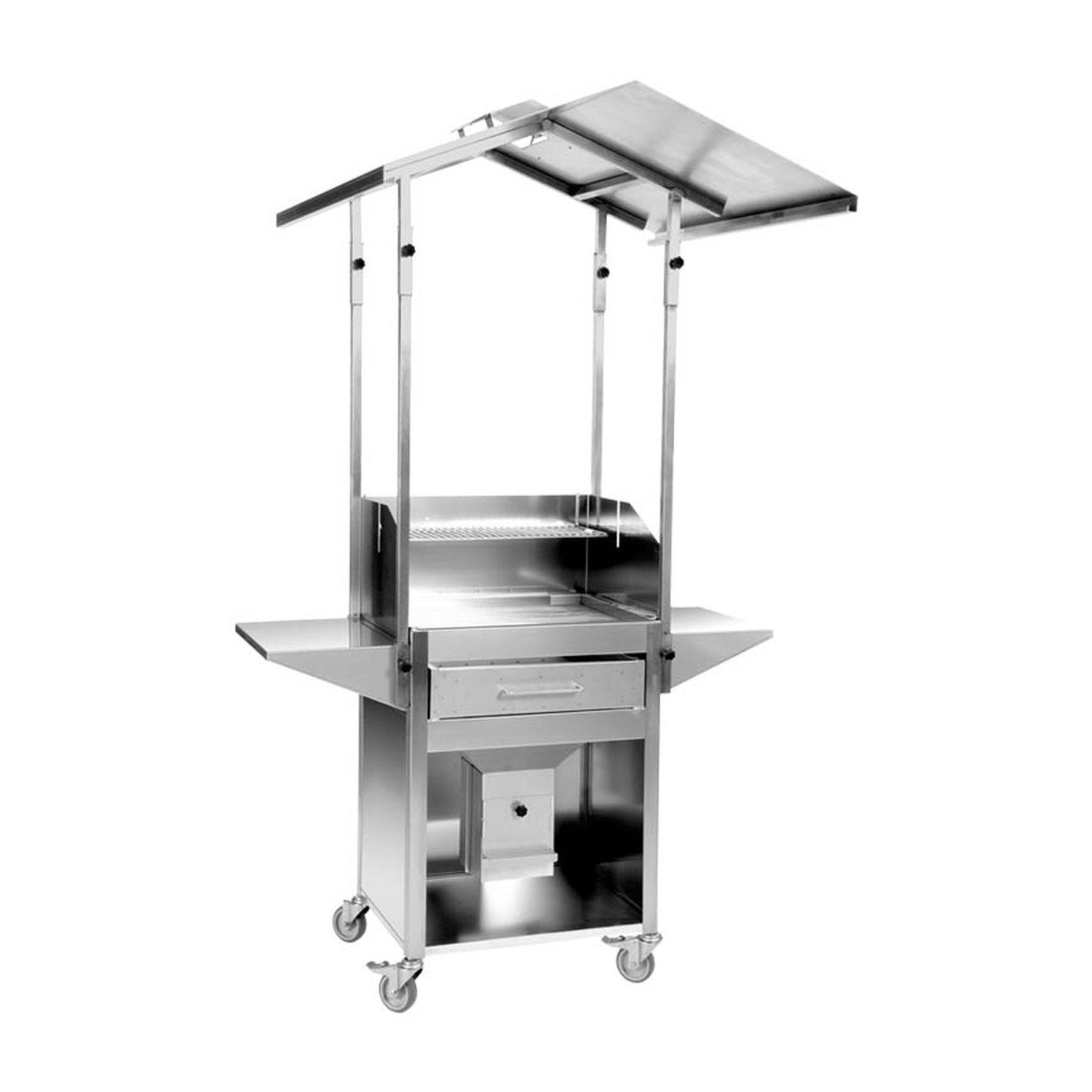 Thüros Holzkohlegrill Thüros III Holzkohlegrill mit Dach