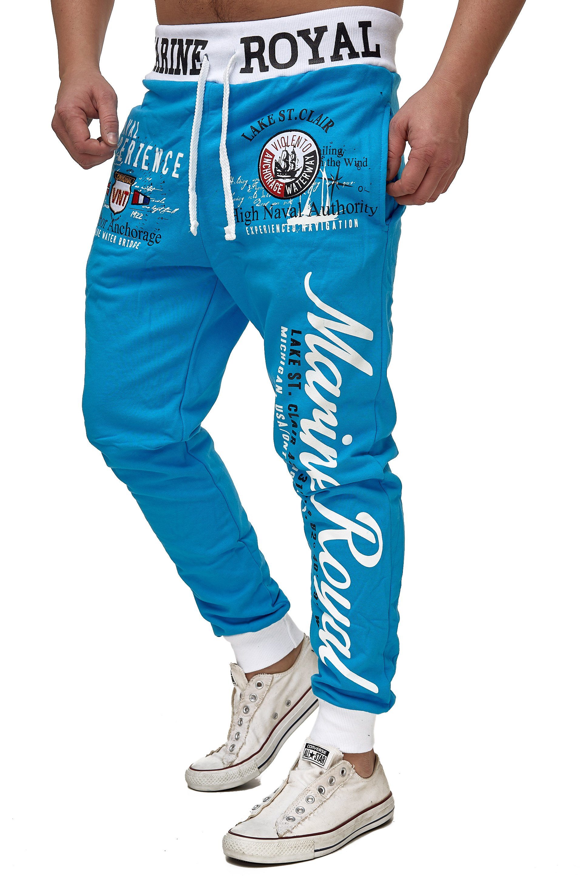 L.gonline Jogginghose Herren JoggingHOSE lang, Trainingshose Baumwolle, Spo günstig online kaufen