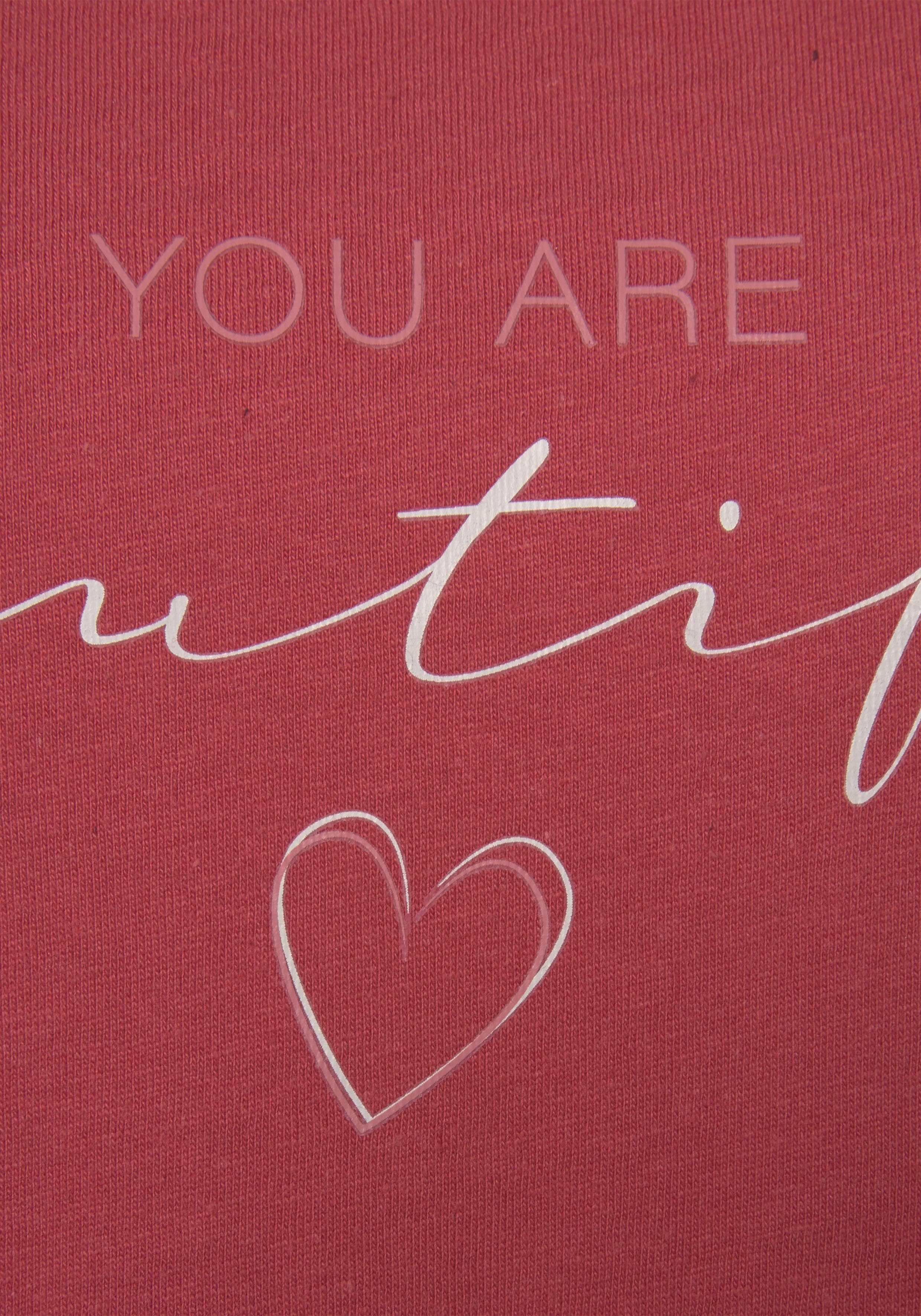 Vivance Dreams Bigshirt (1-teilig) mit Frontdruck