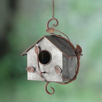 BOLTZE Vogelhaus Vogelhaus aus Zink mit Kette zum Aufhängen
