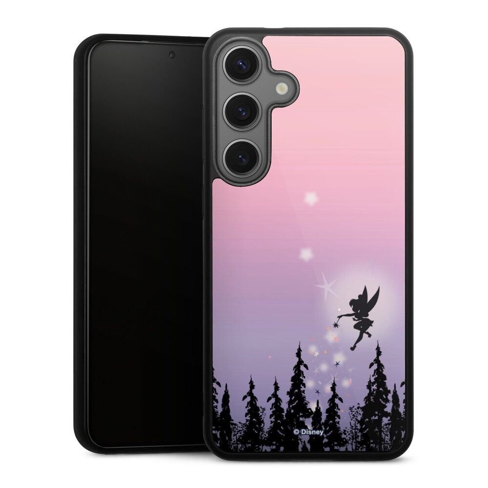 DeinDesign Handyhülle Disney Tinkerbell Offizielles Lizenzprodukt Tinker Bell Woods, Samsung Galaxy S25+ Gallery Case Glas Hülle