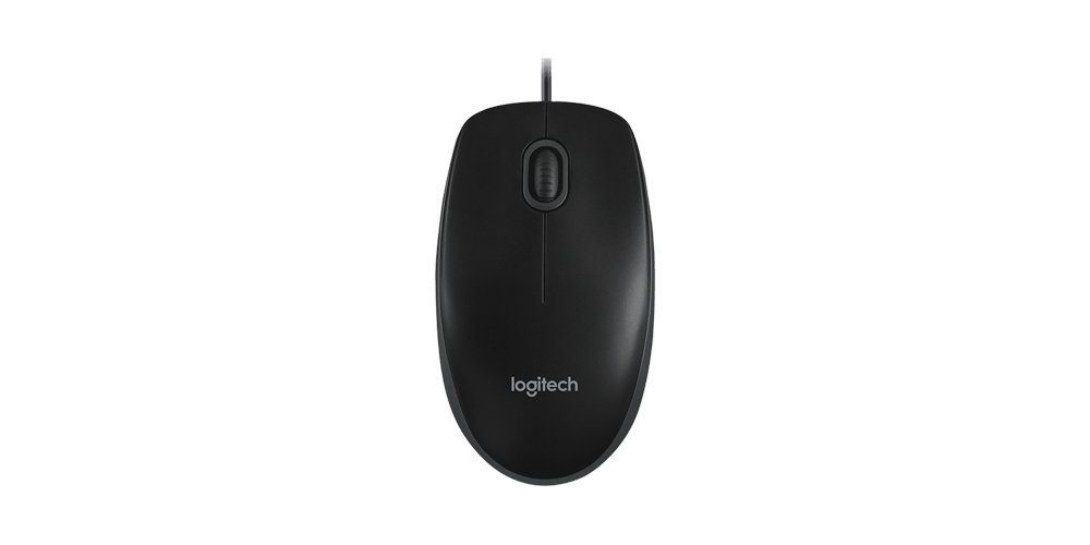Logitech MK120 mit Kabel schwarz 920-002540 Tastatur- und Maus-Set – Bild 4 von 5