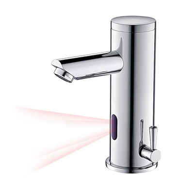 Auralum Küchenarmatur Waschtischarmatur Infrarot Sensor Wasserhahn Automatik Badarmatur