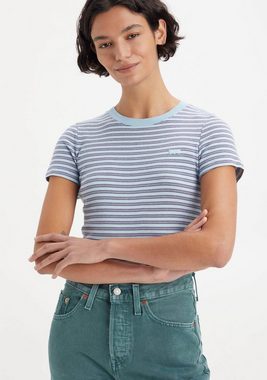 Levi's® T-Shirt TEES SS RIB BABY TEE mit kleiner Logostickerei