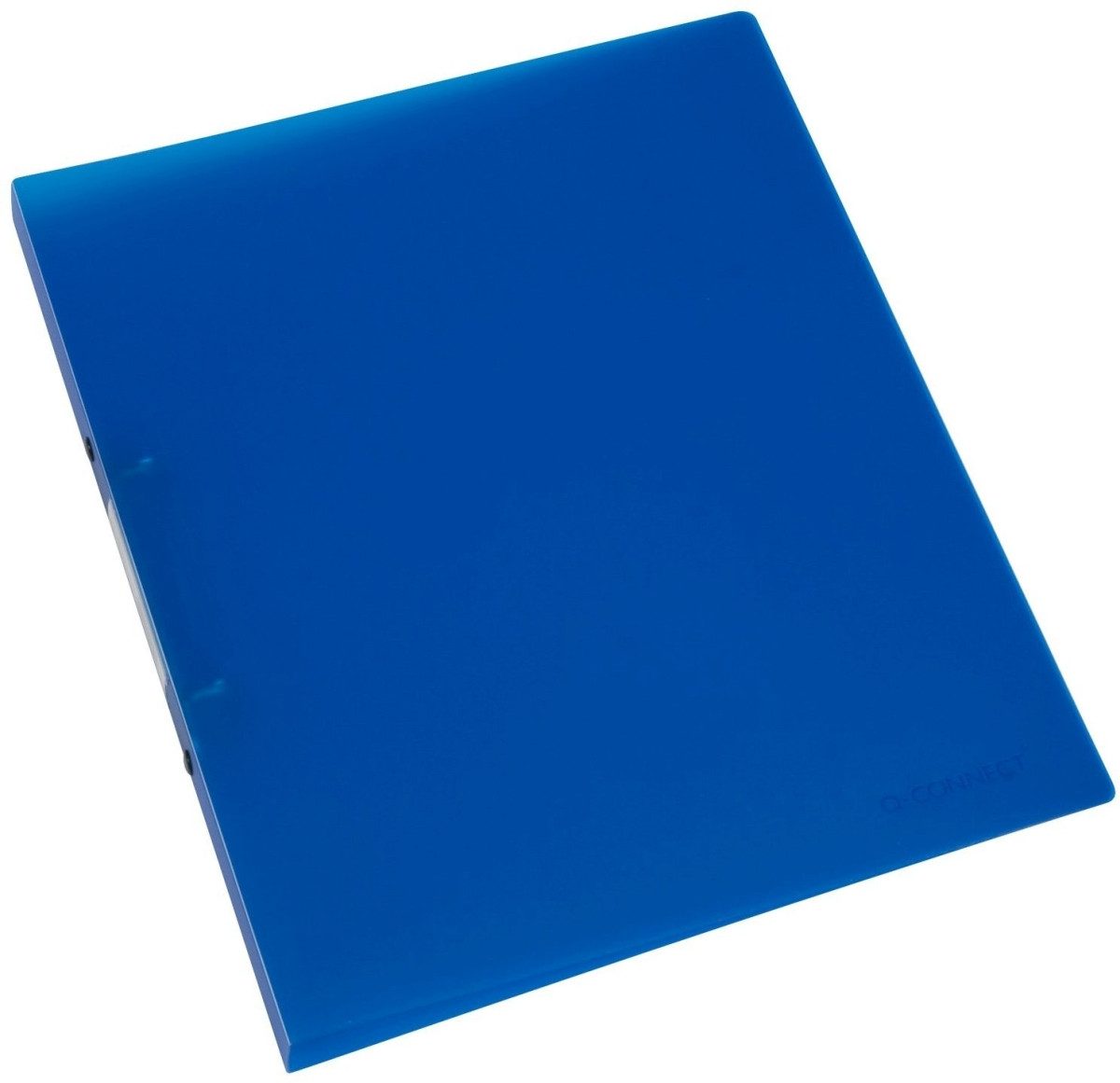 Präsentationsordner Ringbuch A4 2 Ringe 16mm blau-transluzent