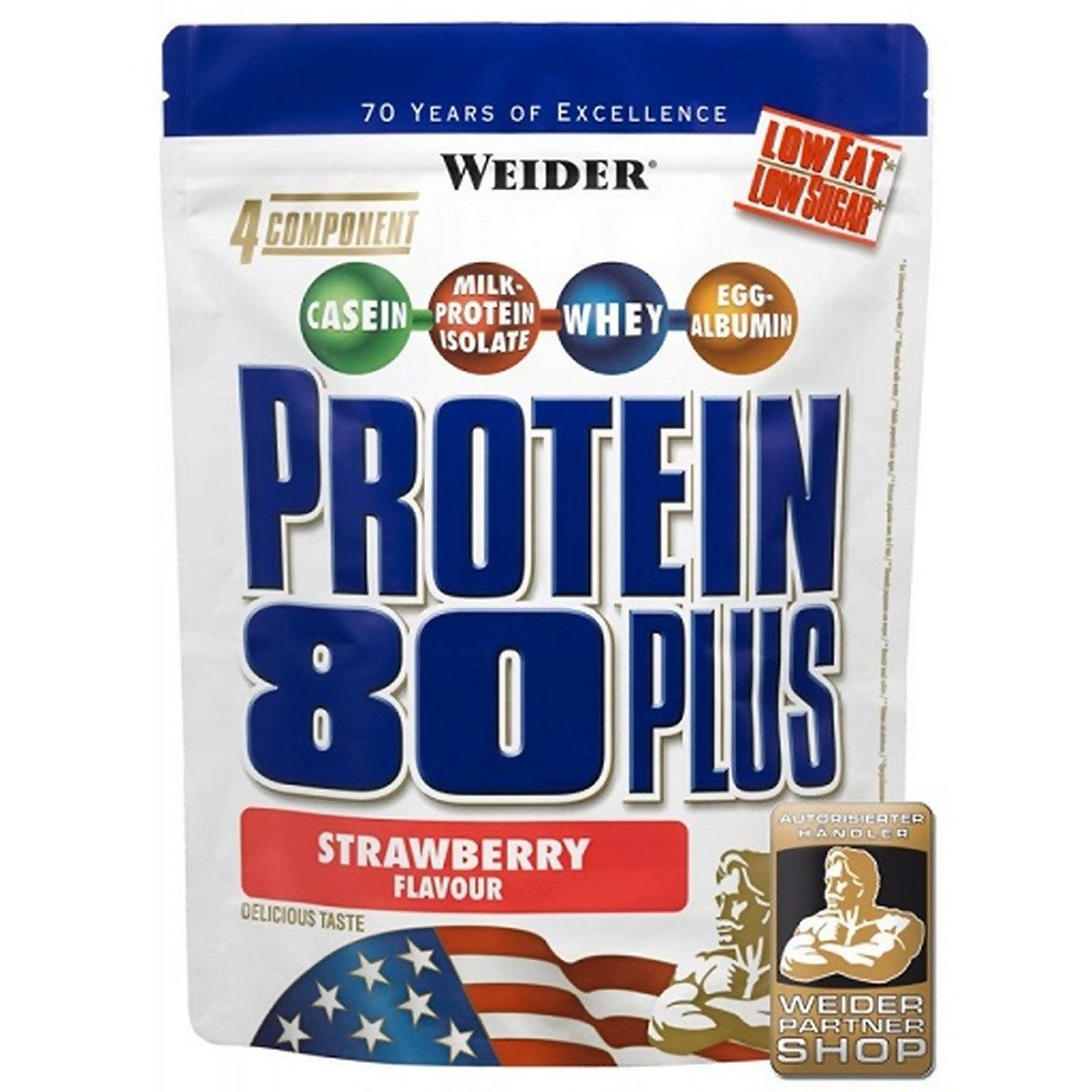 WEIDER Protein 80 Plus 500g Пудра, 500 g