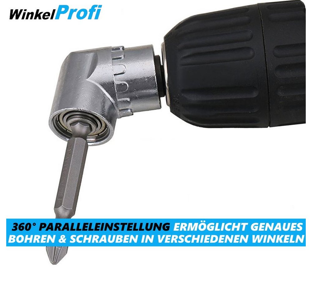 Thumbnail - MAVURA Winkelschraubvorsatz WinkelProfi Winkelbohrer Winkelschrauber Aufsatz Winkelbohradapter, Winkelbohrvorsatz Winkel...