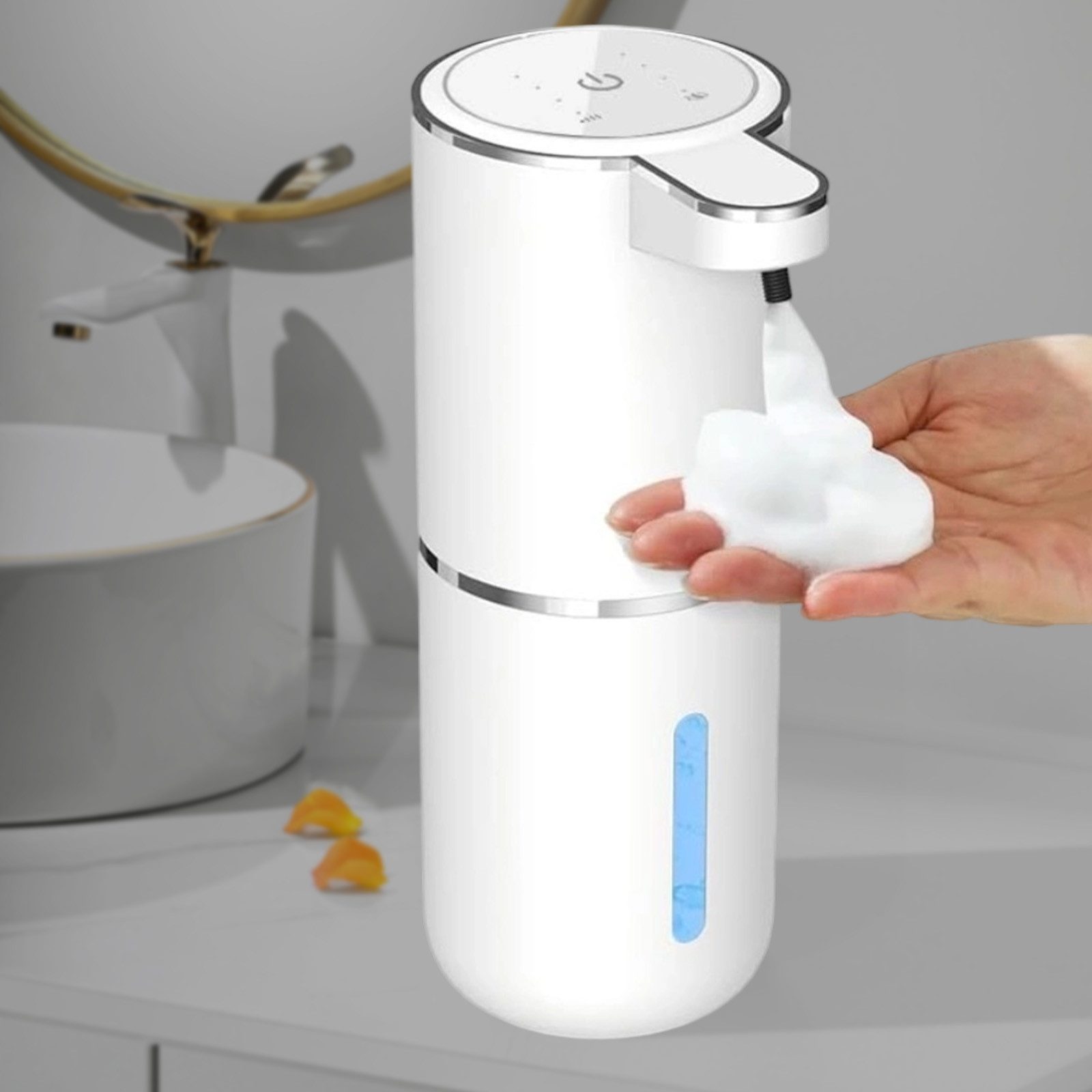 REDOM Seifenspender Automatischer Seifenpumpe mit Infrarot-Sensor Wandseife günstig online kaufen