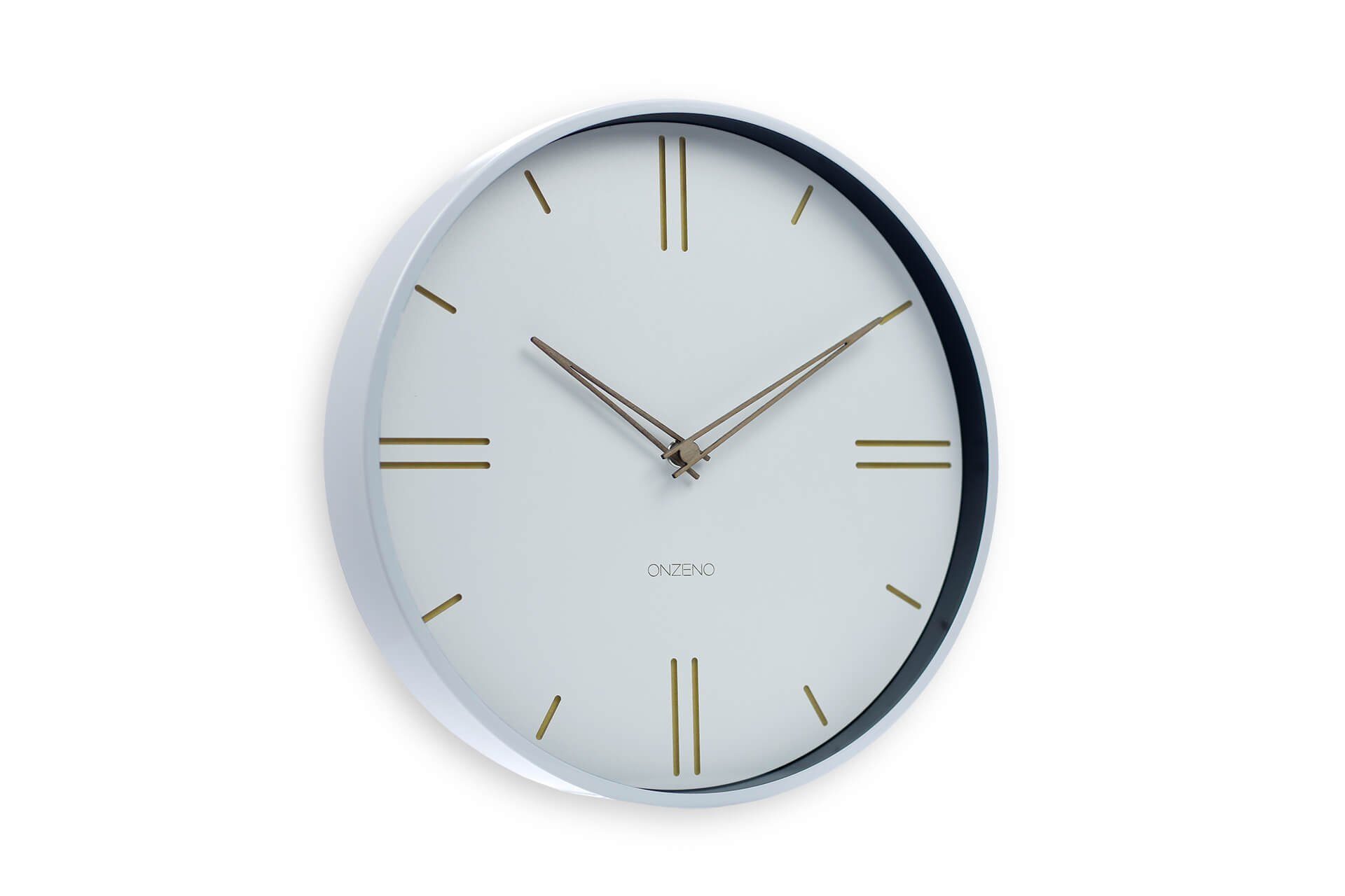 Wanduhr (handgefertigte Design-Uhr) THE LUSH. cm ONZENO 30.5x30.5x4.3