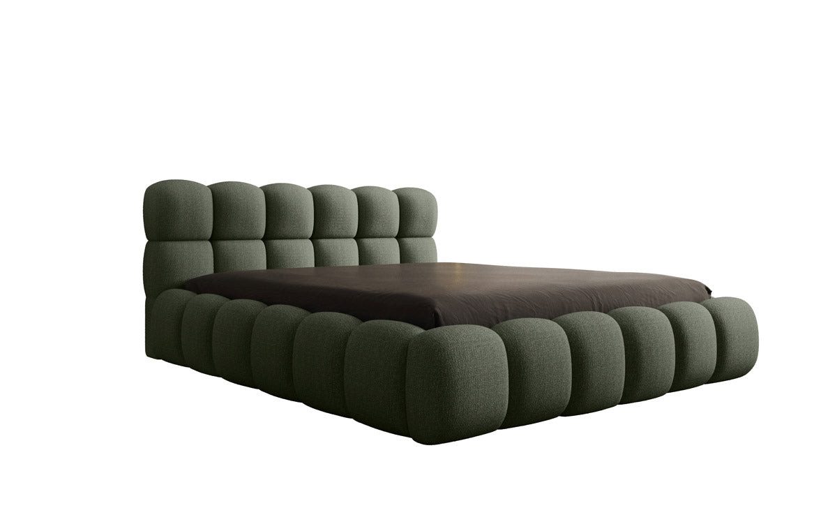 Luxusbetten24 Polsterbett Designer Polsterbett Boston Bouclé, mit Stauraum günstig online kaufen