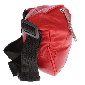 Christian Wippermann Bauchtasche XL große echt Leder Bauchtasche Tasche Hüfttasche, RFID Schutz
