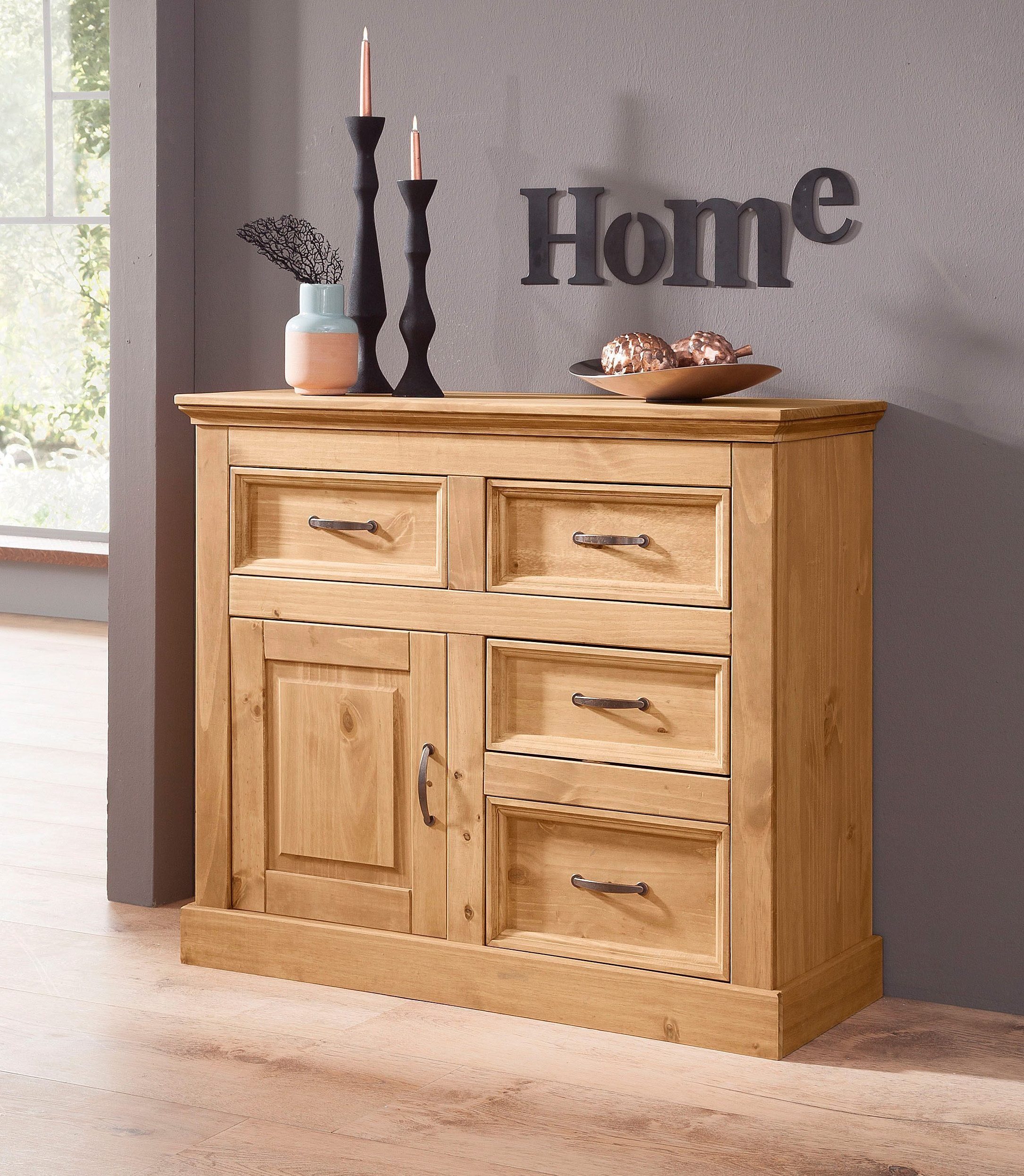 Home affaire Sideboard Selma, Kommode, Breite/Höhe 100/87 cm günstig online kaufen