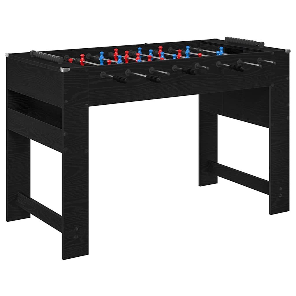 Kickertisch Tischfußballtisch Schwarze Eiche 125 x 60,5 x 80 cm