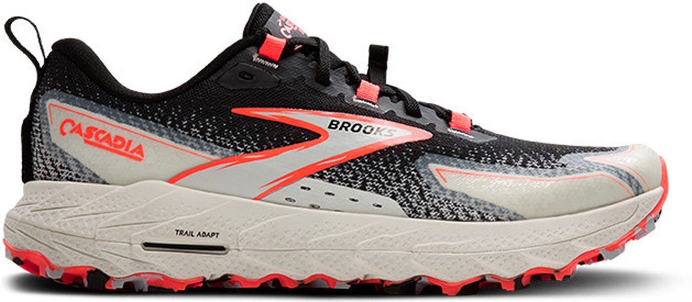 Brooks Cascadia 18 BLACK/BLUE WASH/ FLAME Trailrunningschuh