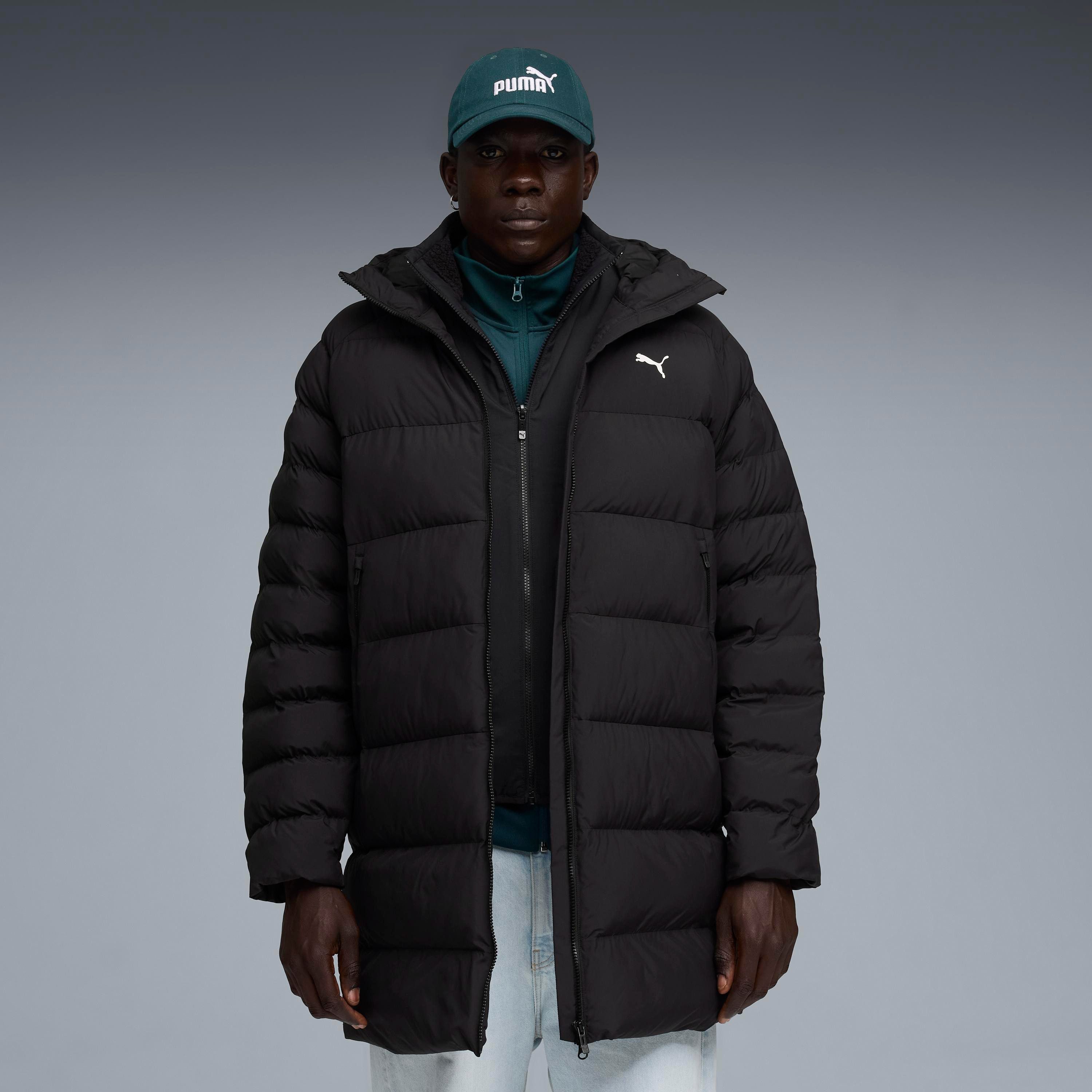 PUMA Winterjacke MONO HOODED PARKA mit Kapuze, mit Reißverschlusstaschen, wärmeisolierend