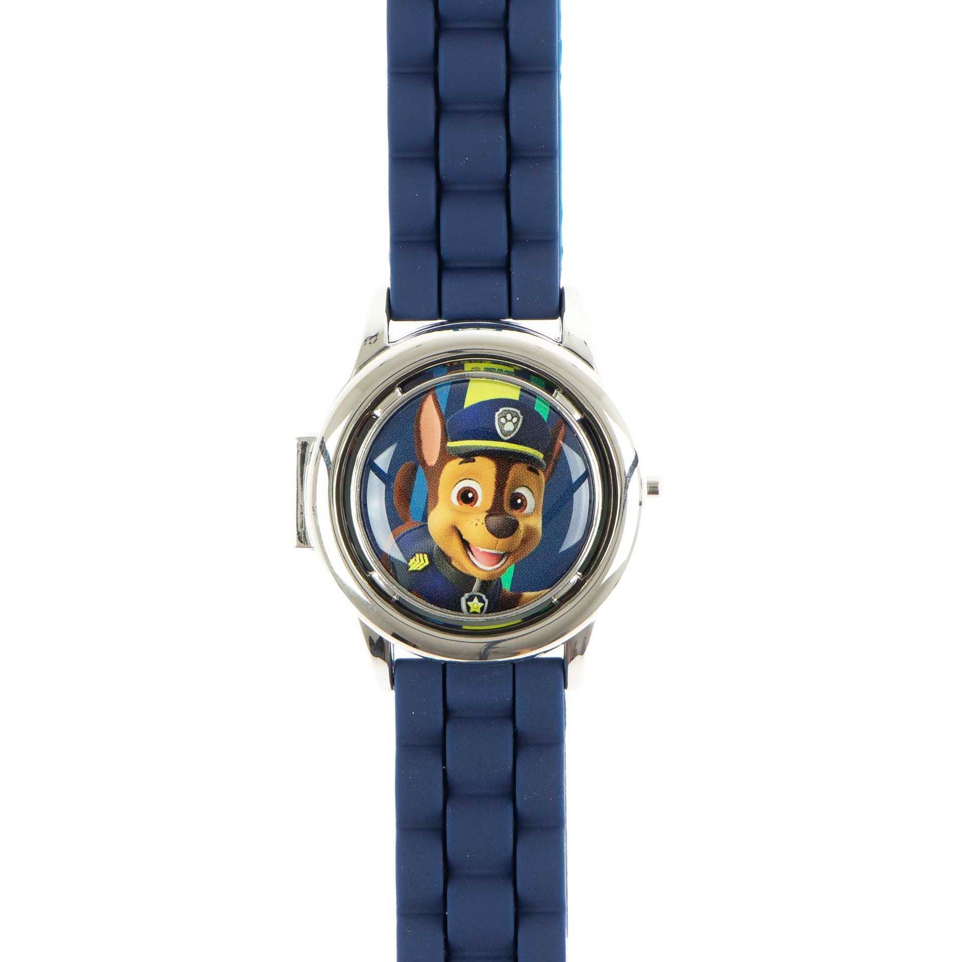 PAW PATROL Quarzuhr Uhr für Kinder Silikonarmband mit praktischem Deckel
