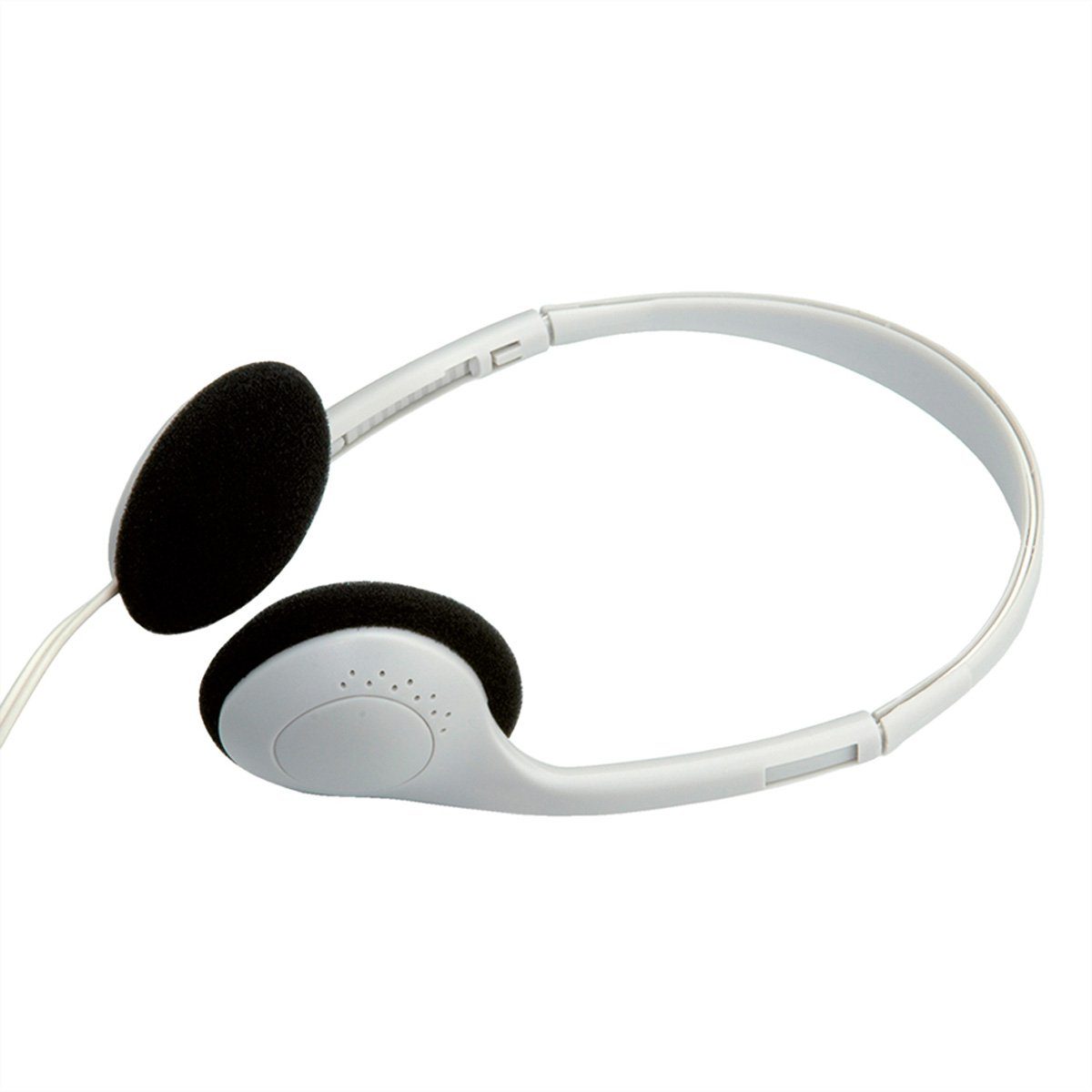 VALUE Stereo Kopfhörer mit Lautstärkeregler, grau Audio- & Video-Adapter, 180.0 cm