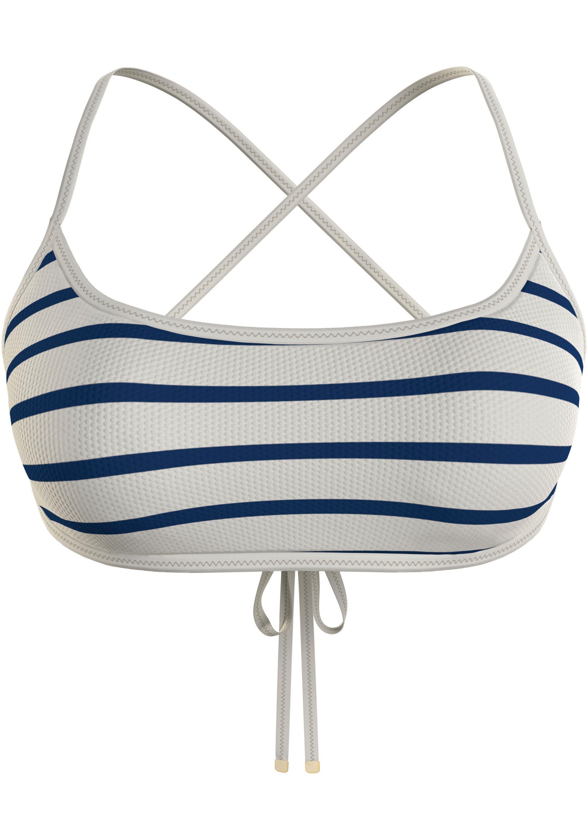 Tommy Hilfiger Swimwear Bustier-Bikini-Top BRALETTE PIQUE, mit Streifenmust günstig online kaufen