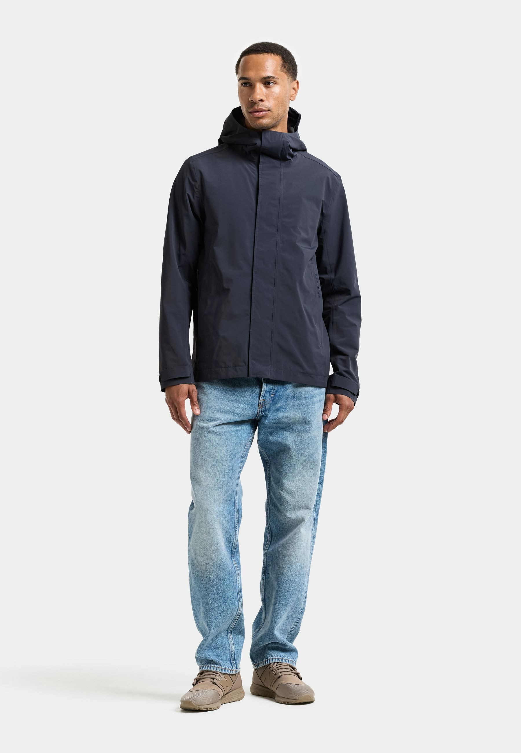 Didriksons Allwetterjacke Herren Übergangsjacke Wasserdicht LOGAN mit Kapuze mit Taschen – Bild 2 von 5