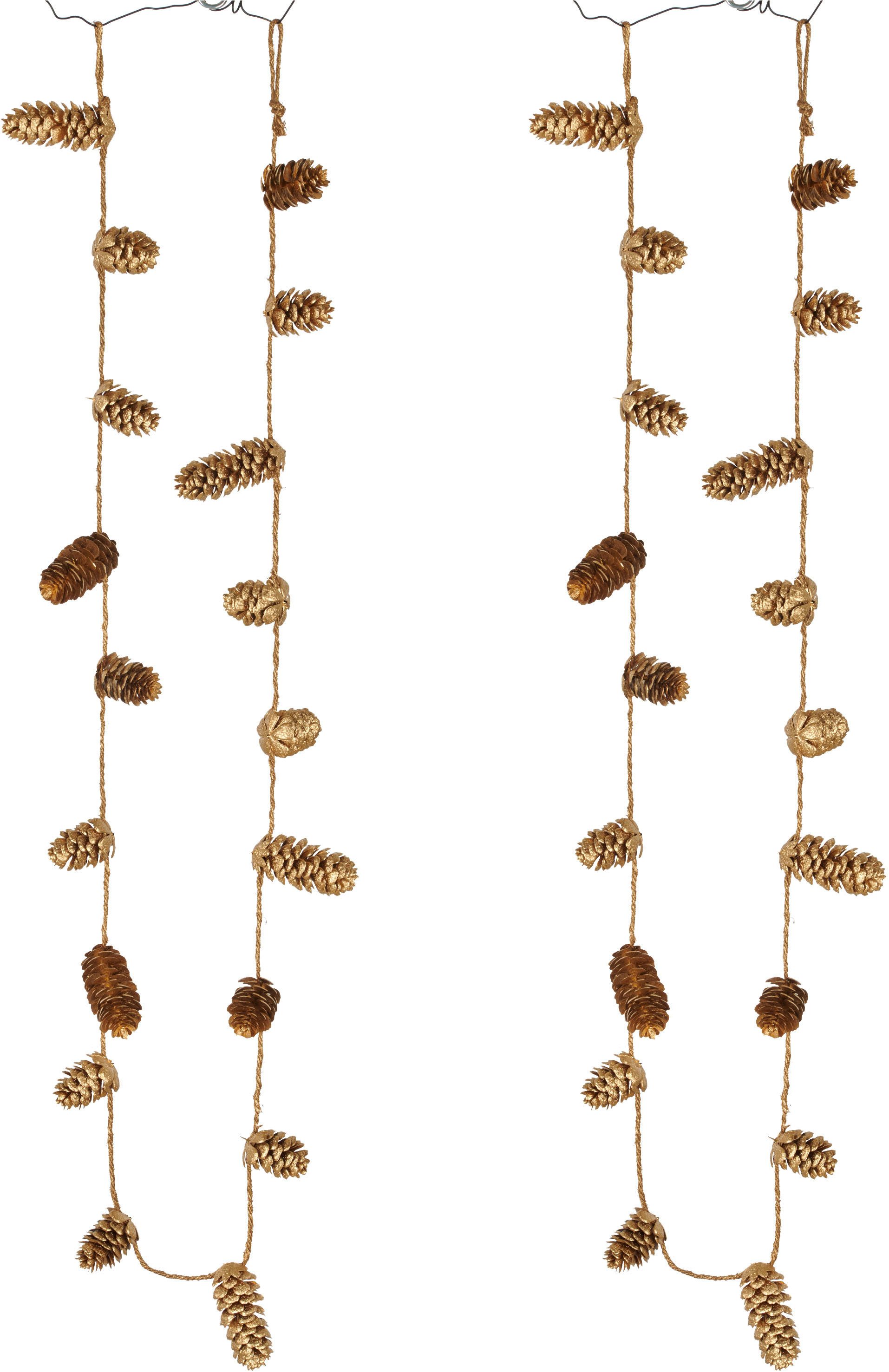 Kunstgirlande Zapfengirlande, Creativ green, in festlicher Farbe