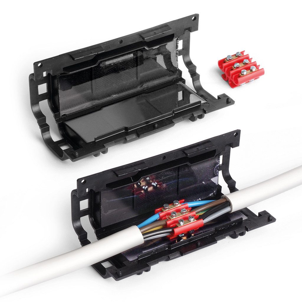 Raytech Gel-Verbindungsmuffe SuperClik0 3x1,5-6mm² vorgefüllten Gel Verbindungsmuffe