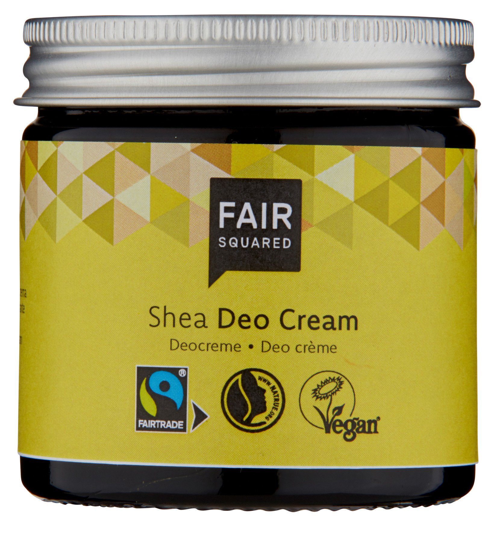 Fair Squared Körpercreme FAIR auf Sheabutter Körperpflege Waste mit Deo nachhaltige Creme Art unangenehme natürliche Zero - SQUARED Geruchsbildung Hemmt 1-tlg., - Tiegel, 50 ml