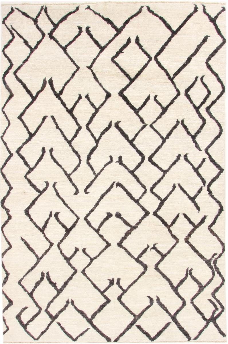 Orientteppich Berber Maroccan 197x298 Handgeknüpfter Moderner Orientteppich, Nain Trading, rechteckig, Höhe: 20 mm