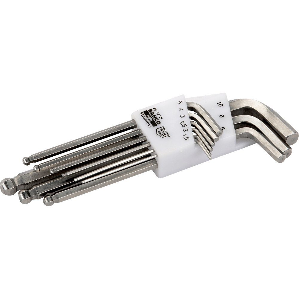 BAHCO Schraubendreher Bahco Winkelschraubendreher-Set 2.5 mm, 2 mm, 3 mm, 4 mm, 5 mm, 6