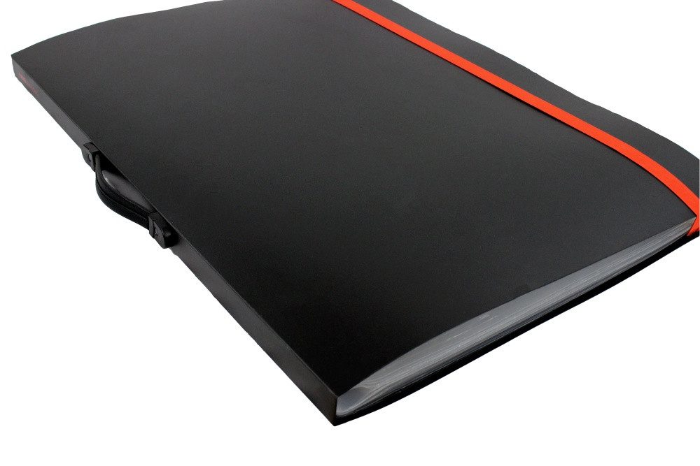 EXXO by HFP Puzzle-Tasche Puzzlemappe für 20 Puzzle mit je 1.000 Teilen, mit Gummizug und Tragegriff