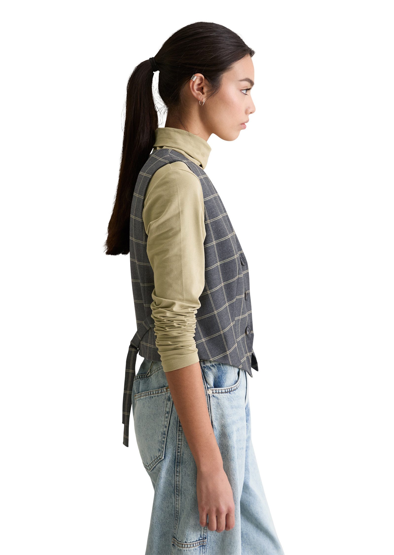 Marc O'Polo DENIM Steppweste mit recyceltem Polyester und Viskose günstig online kaufen