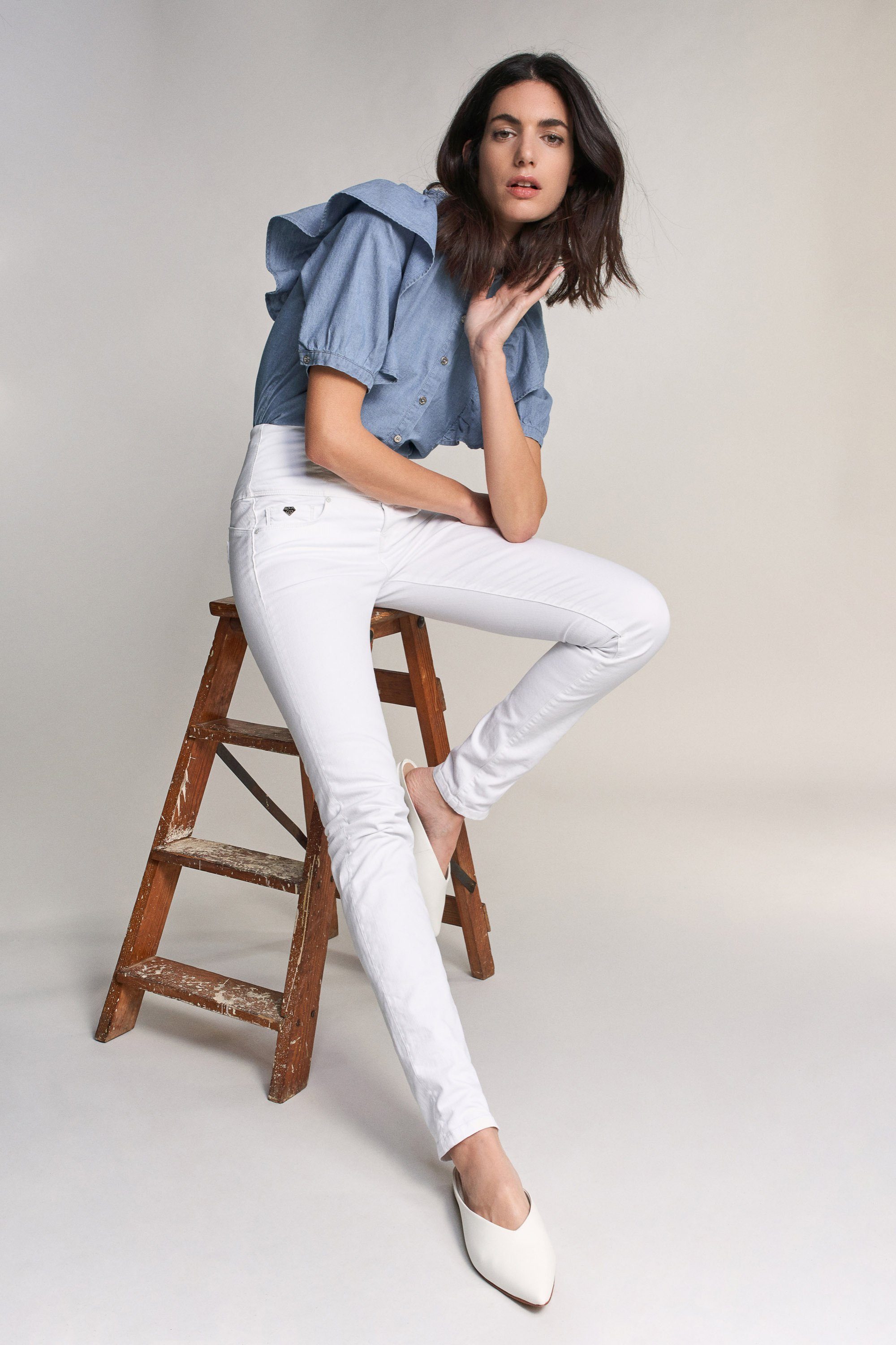 Salsa Stretch-Jeans SALSA JEANS DIVA SLIMMING white SKINNY 116580.0001