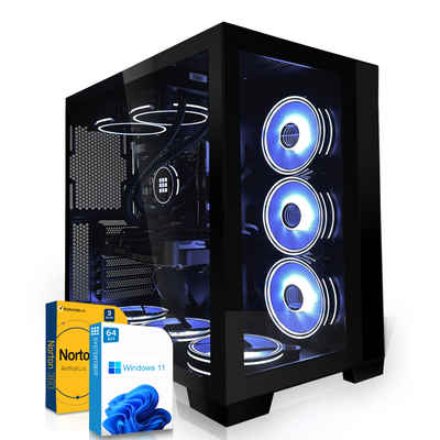 SYSTEMTREFF Gaming-PC (Intel Core i9 13900K, GeForce RTX 4070 TI, 32 GB RAM, 1000 GB SSD, Wasserkühlung, Windows 11, WLAN)