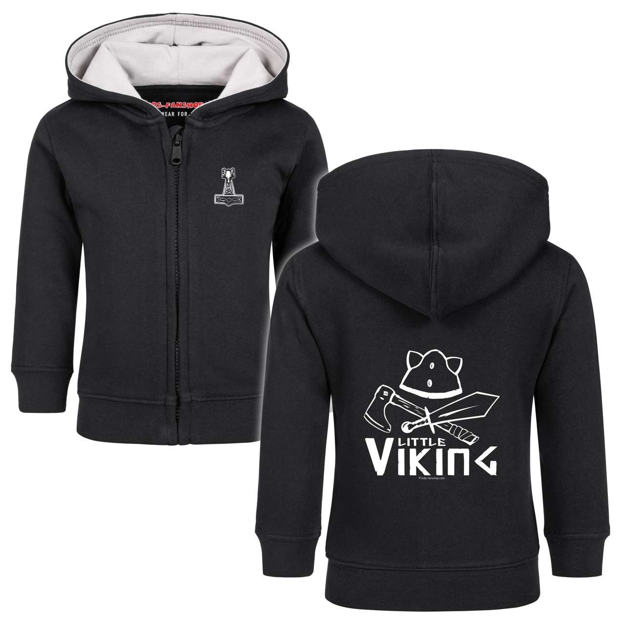 Kapuzensweatjacke mit Little Viking Aufdruck für Babys (0–24 M)