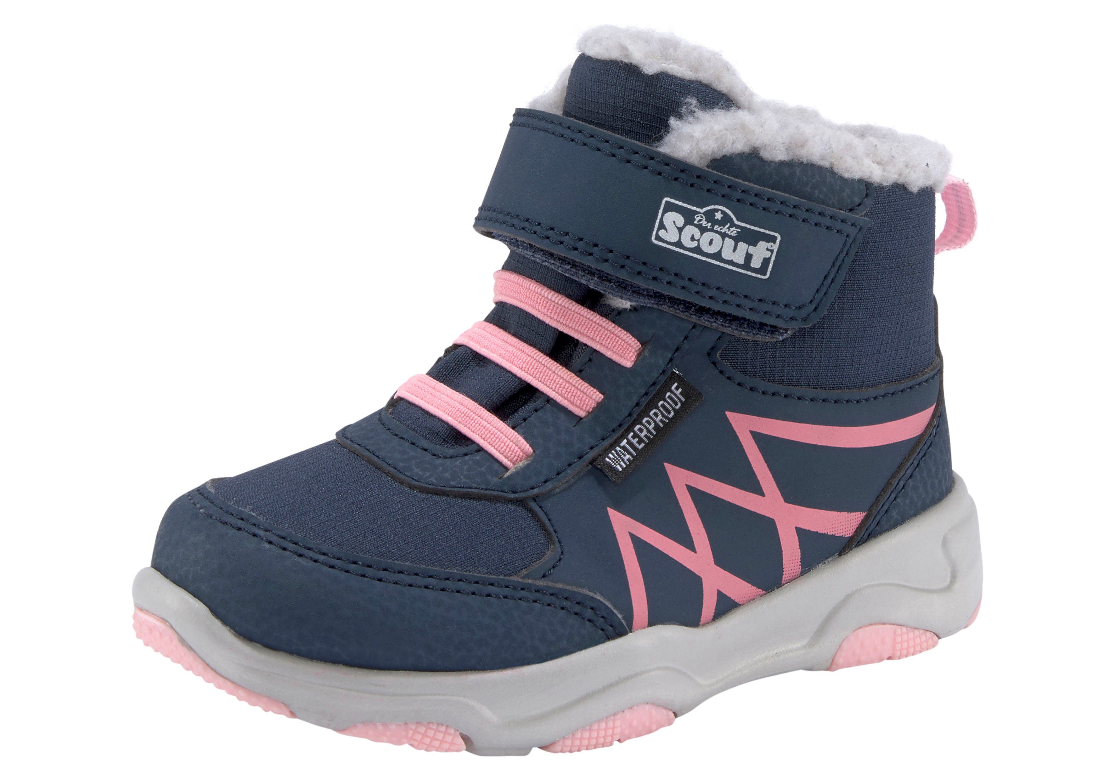 Winterboots MIKA Scout navy-rosa