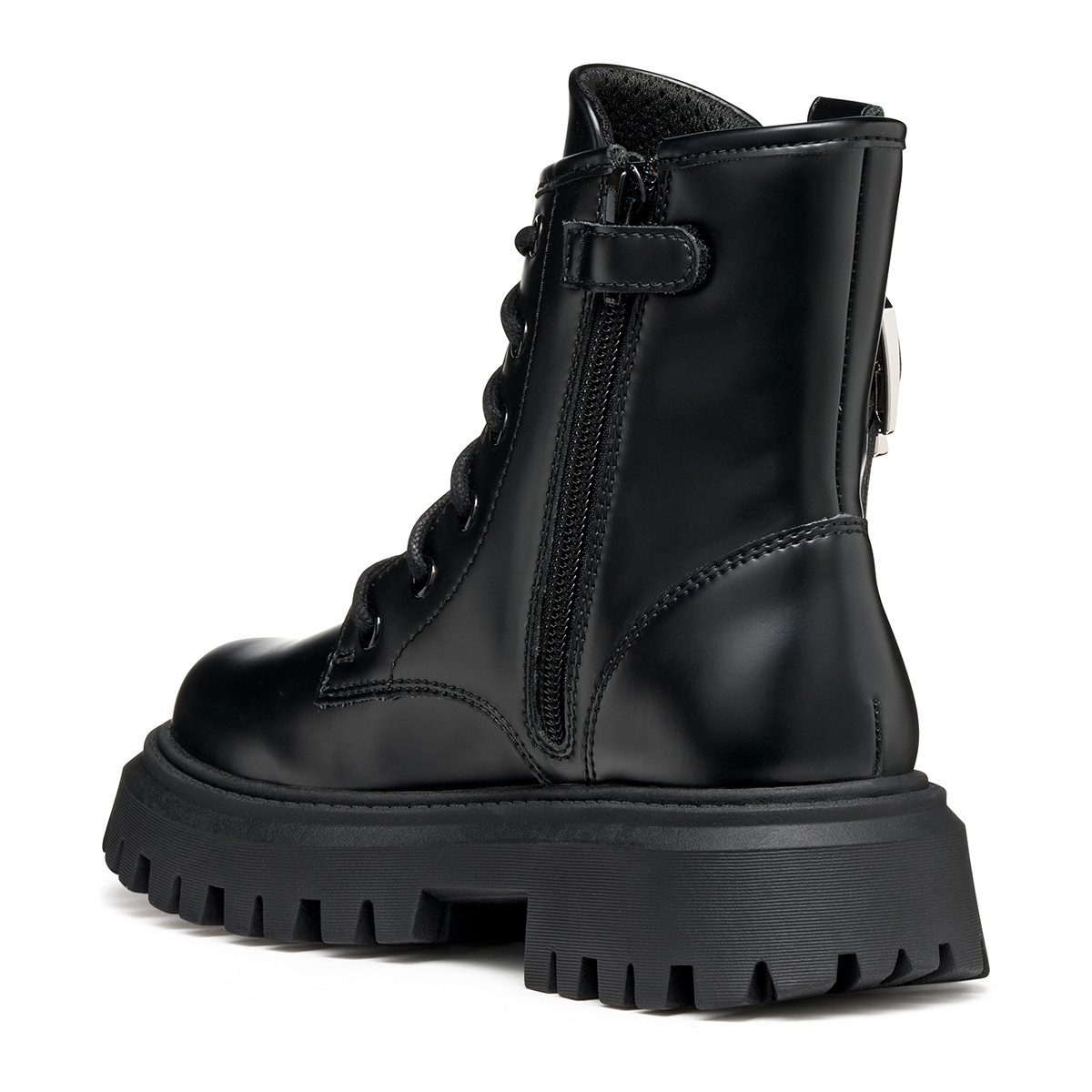 Geox GEOX MAQUINNENS, Boots, Schwarz, Kinder Stiefel