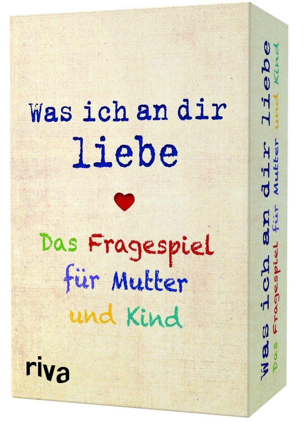 Riva Spiel, Was ich an dir liebe - Das Fragespiel für Mutter und Kind | Spiele