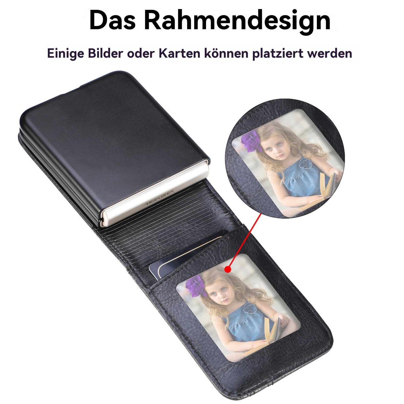 betterfon Handyhülle Handytasche für Samsung Galaxy Z Flip 7 Schutzhülle Klapphülle, Elegantes Flip Case für modernen, stylischen Look