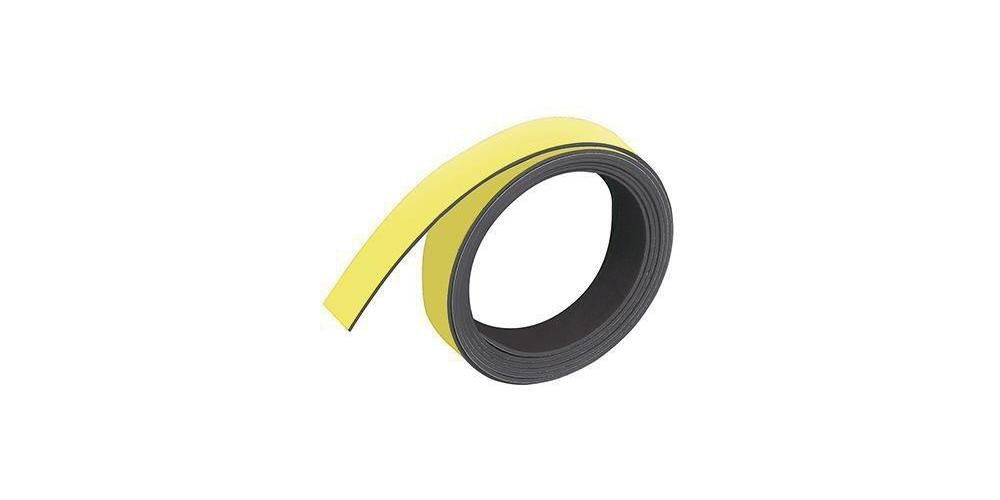 FRANKEN Pinnwand Magnetband 10 mm x 1 m (B x L) gelb 10 mm x 1 m (B x L) gelb