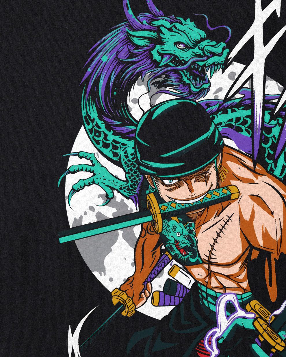 style3 T-Shirt one piece luffy ruffy monkey captain strohhut strawhat mugiwara crew